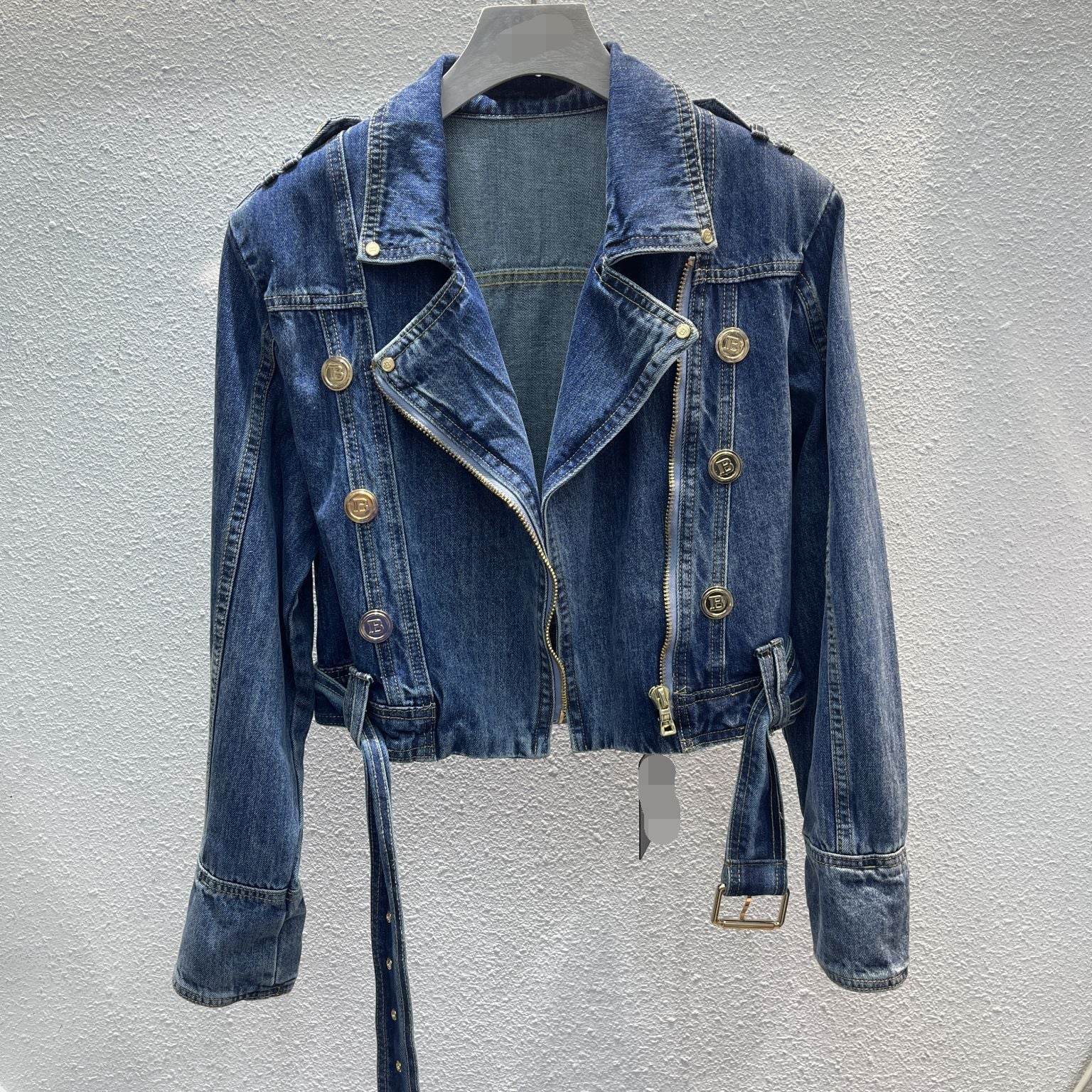 Popular Korean Style Denim Coat - Loose Fit Street Fashion Outerwear - Buy Center