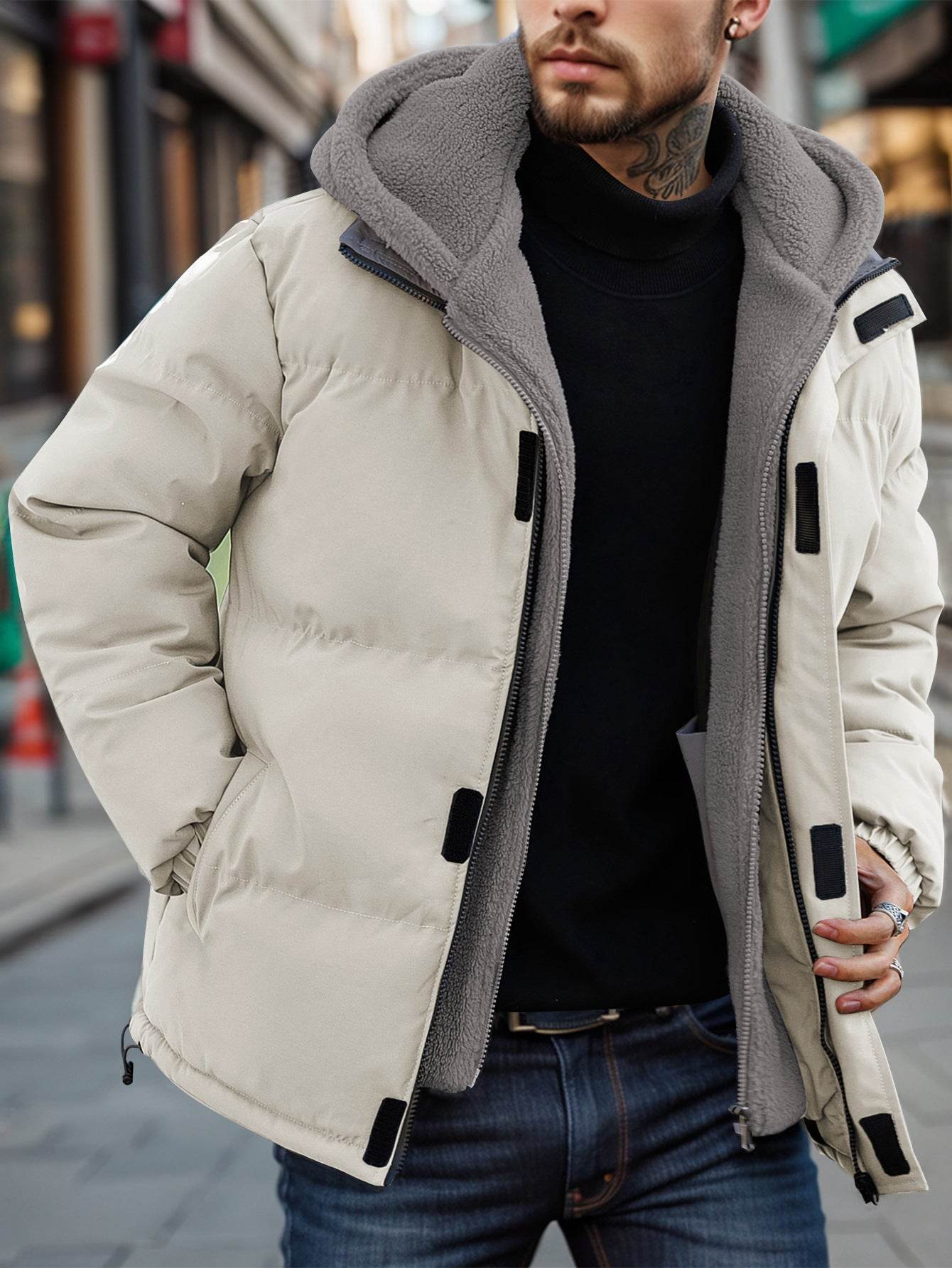 Men's Windproof Down Jacket - Stylish & Warm Winter Parka for 2025 - Buy Center