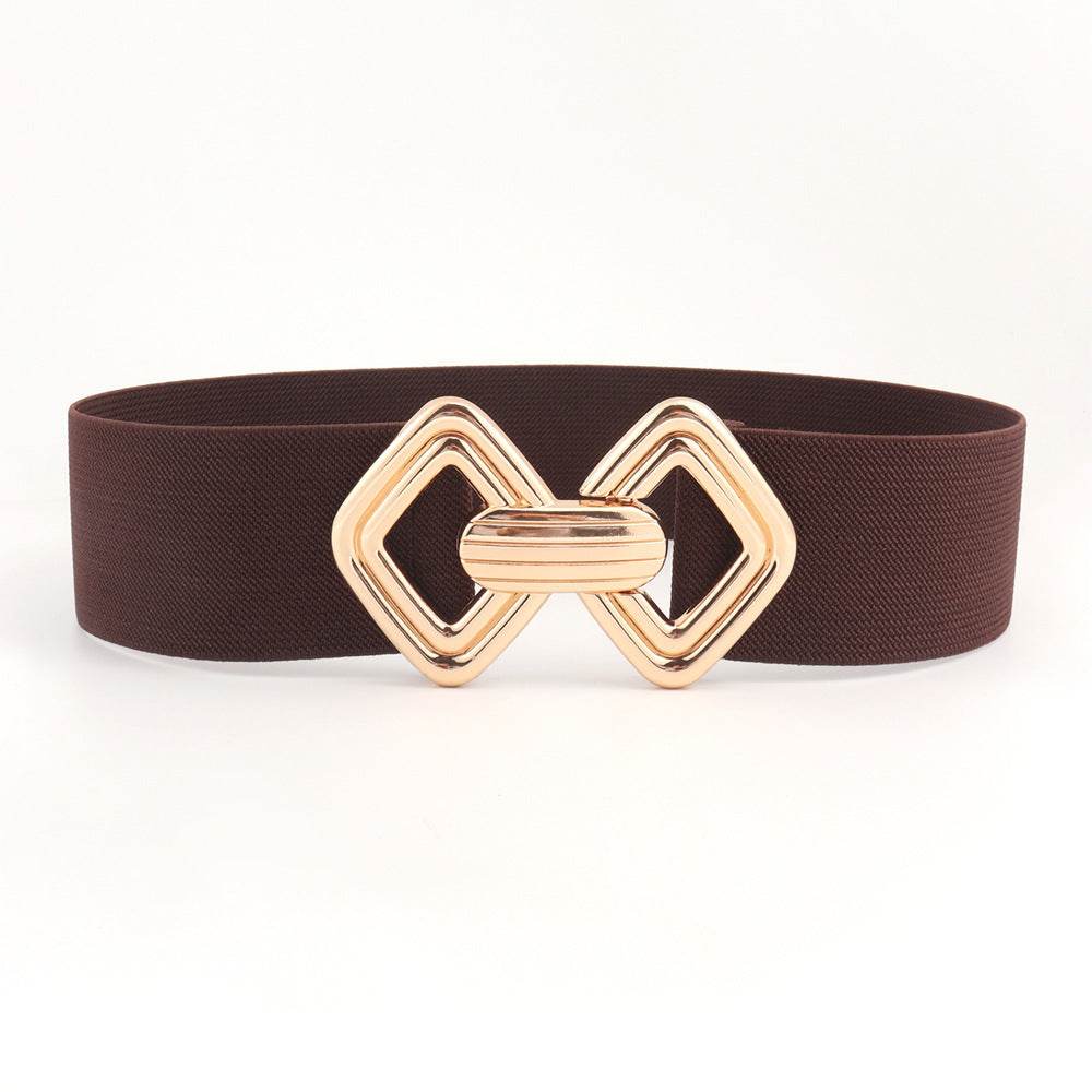 Women's Elastic Waistband Wide Belt - Stylish Premium Cummerbund 2025 - Buy Center