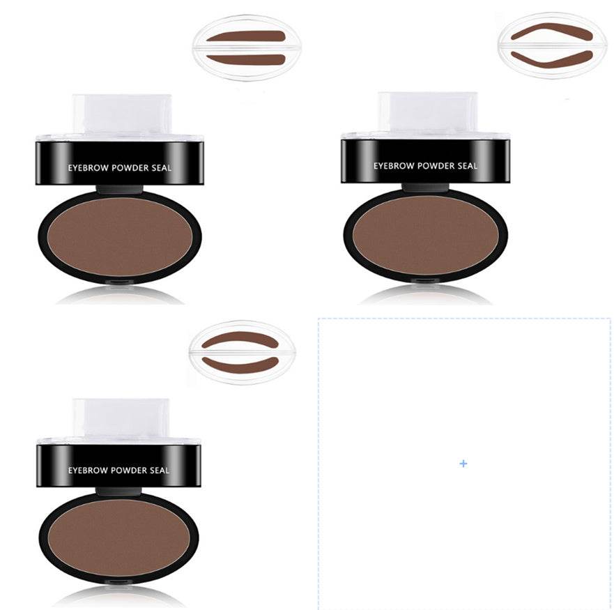 Eyebrow Powder Stamp Tint Kit - Quick Waterproof Makeup for All Skin Tones - Buy Center