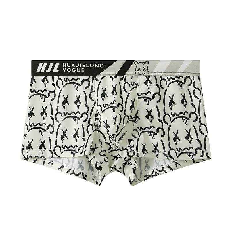 BuyCenter Men's Slim Fit Multi-Color Boxers - Breathable Ice Silk Comfort