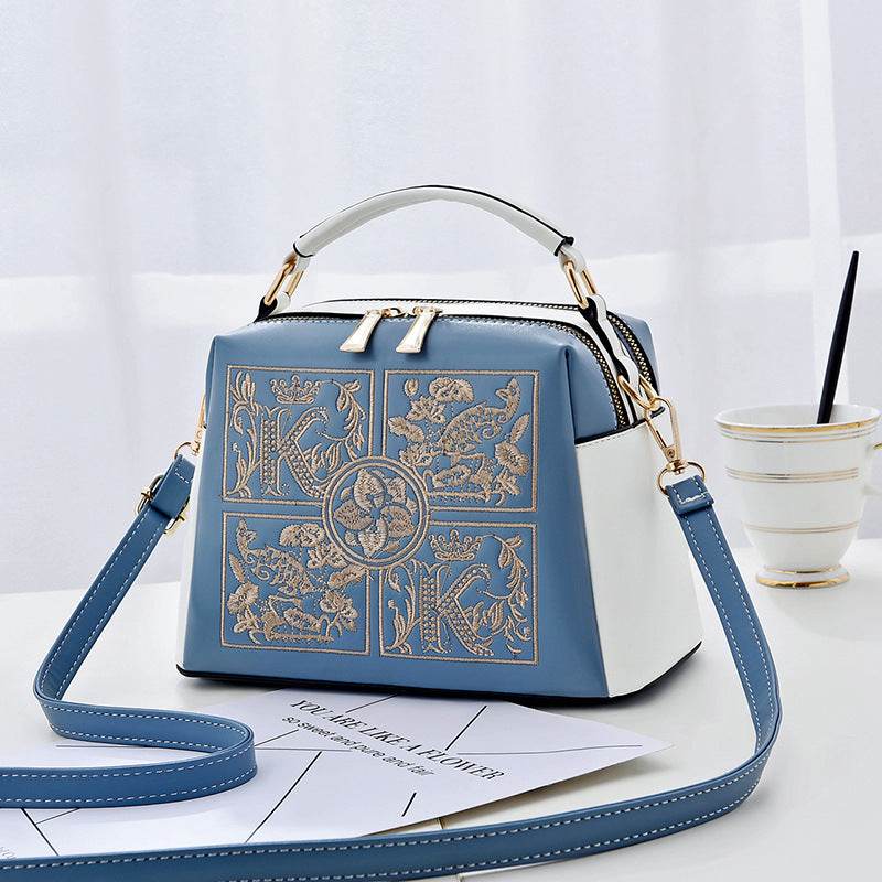 Buycenter Women's Embroidered Crossbody Shoulder Bag - Vintage Style - Buy Center