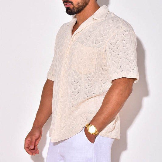 Buycenter Summer Knitted Short-Sleeved T-Shirt for Boys - Loose Fit Style - Buy Center