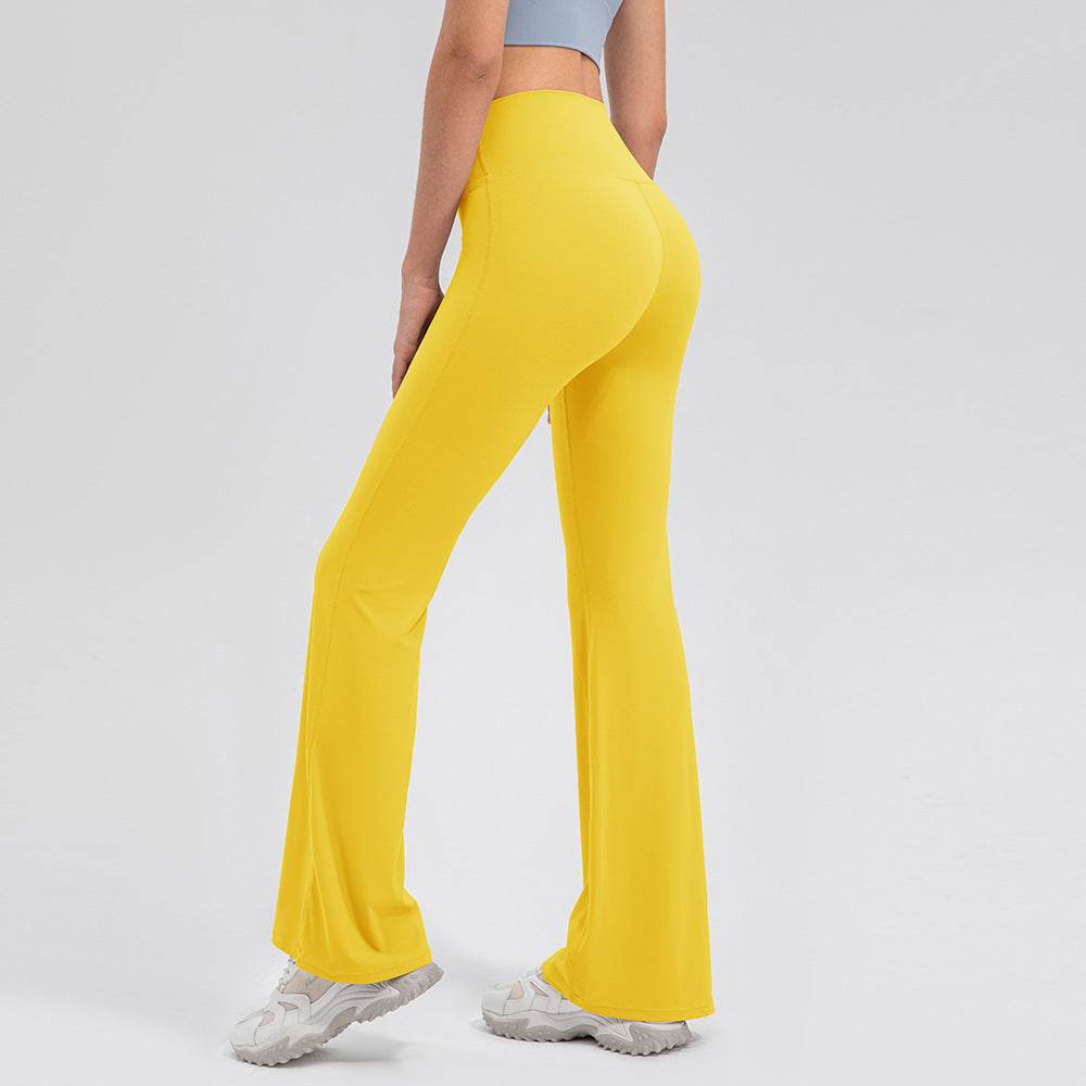 Buycenter High Waisted Hip Lifting Yoga Pants - Flared, Breathable Fit - Buy Center