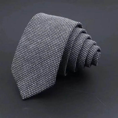 Elegant Thickened Sanded Men's Tie - Striped Solid Color for 2025 Style - Buy Center