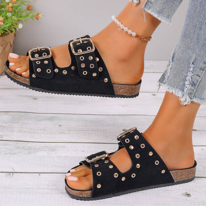 Buycenter Women's Thick-Soled Slippers - Casual Beach Shoes for Plus Size - Buy Center