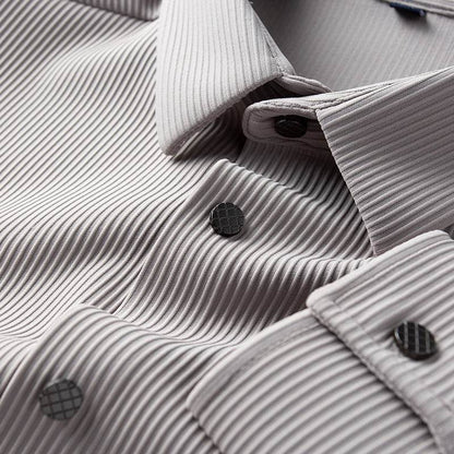 Stylish Non-Iron Anti-Wrinkle White Shirt for Men - Business Casual Fit - Buy Center