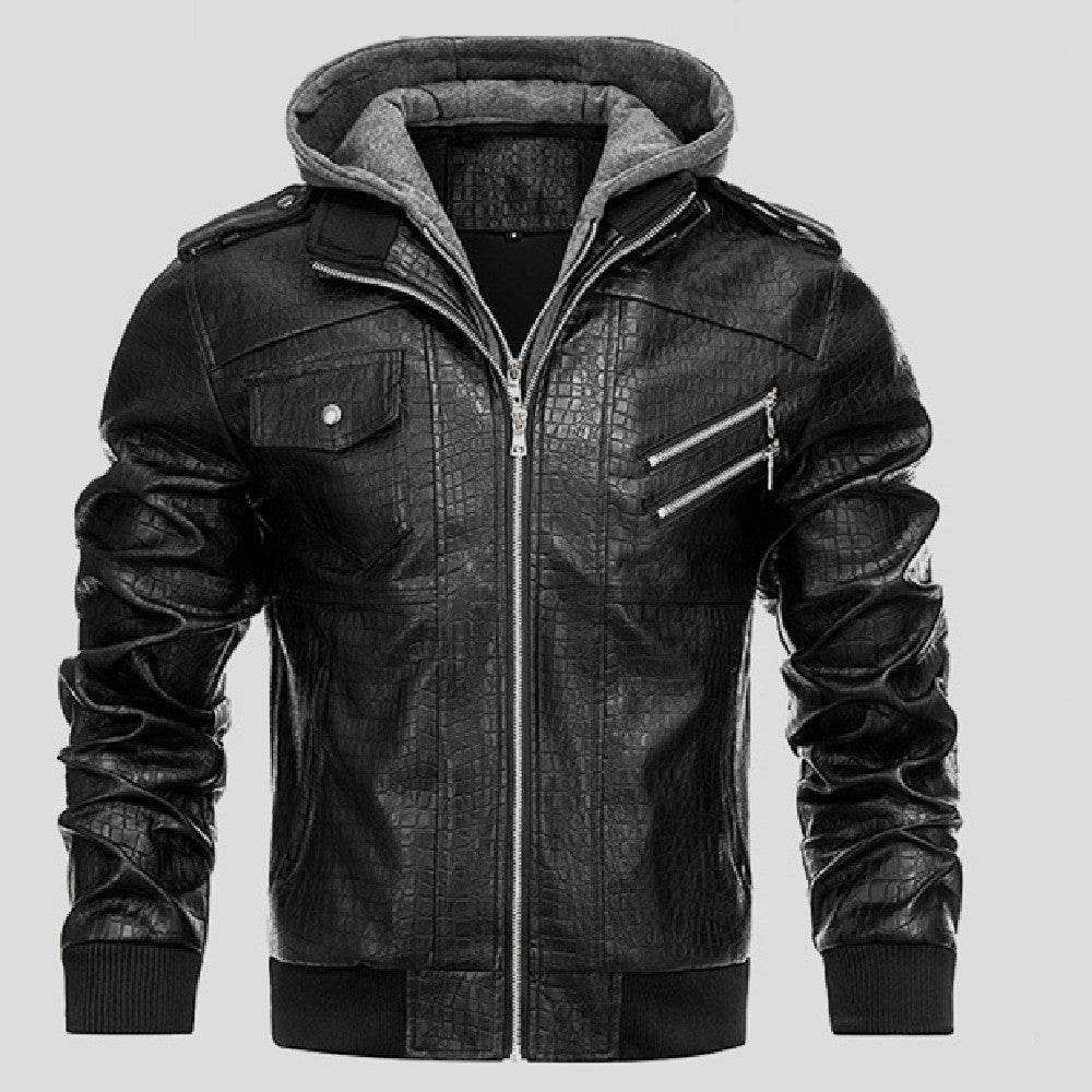 Men's PU Leather Coat - Stylish Retro Fashion Jacket for Winter 2025 - Buy Center