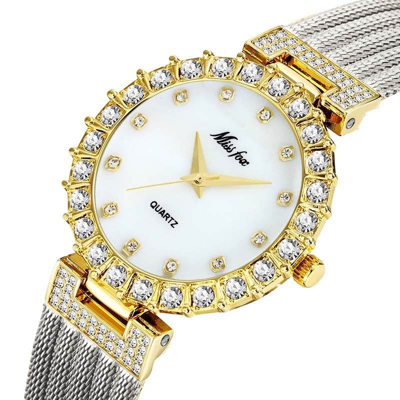 Buycenter Women's Waterproof Quartz Watch - Fashionable Copper Band - Buy Center