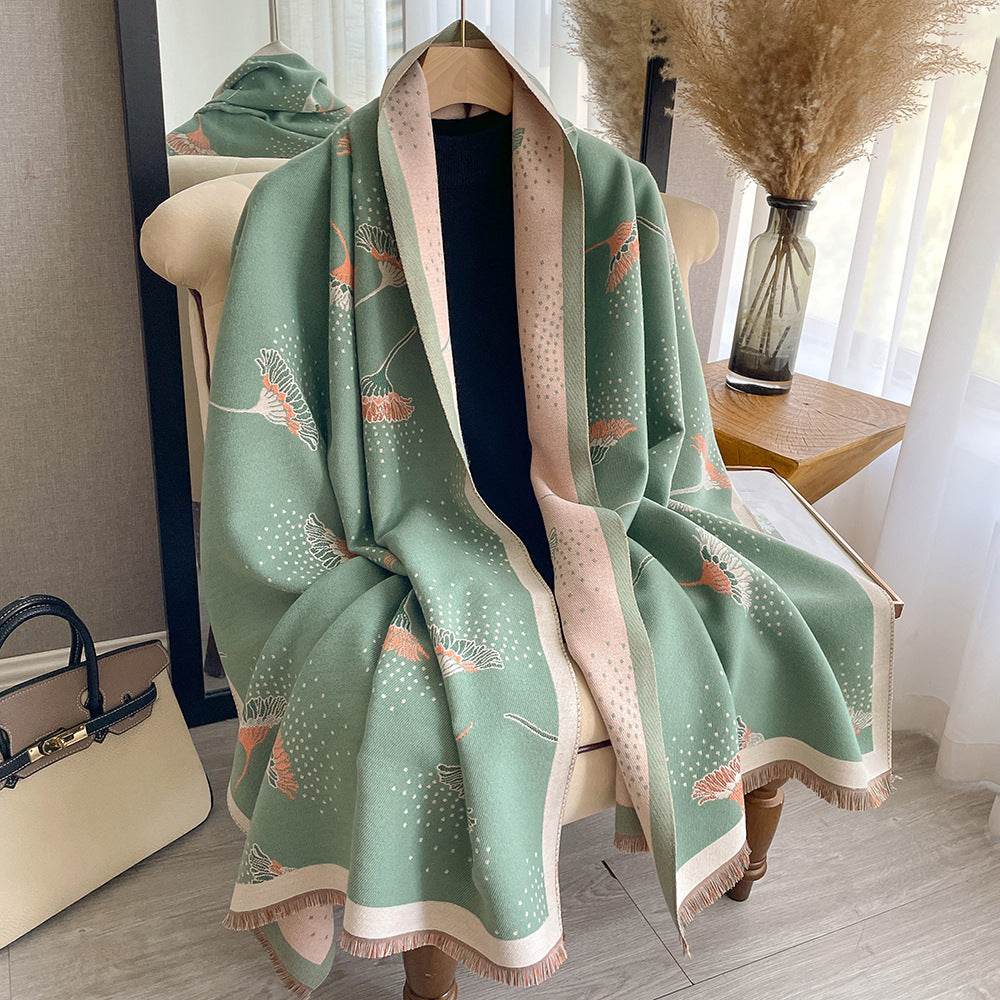 Cashmere-Like Thick Warm Tassel Scarf - Cozy Wrap for Every Season - Buy Center