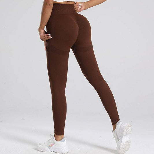 Stylish High Waist Fitness Pants - Seamless Leggings for Active Women - Buy Center