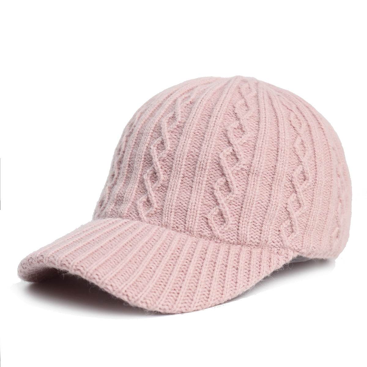 Stylish Knitting Wool Baseball Cap - Warm, Breathable Winter Accessory - Buy Center