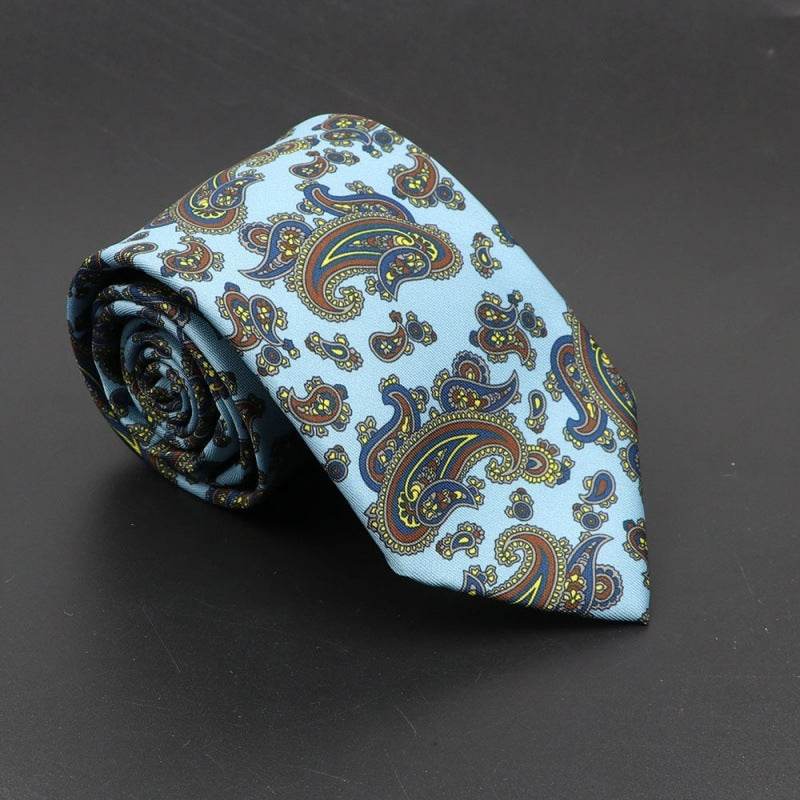 Super Soft Bohemian Silk Ties - Stylish 75mm Neckties for Any Occasion - Buy Center