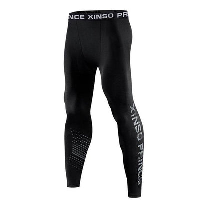 Men's High Elastic Sports Pants - Quick Dry Fitness Bottoms for Activewear - Buy Center