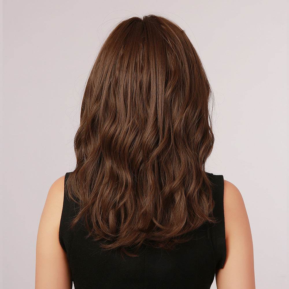 Air Bangs Tail Curl Scottish Curls Wig - Luxurious Human Hair Lace - Buy Center