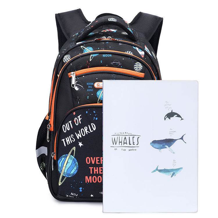 Large Capacity Children's Backpack for Boys - Fun Space Designs 2025 - Buy Center