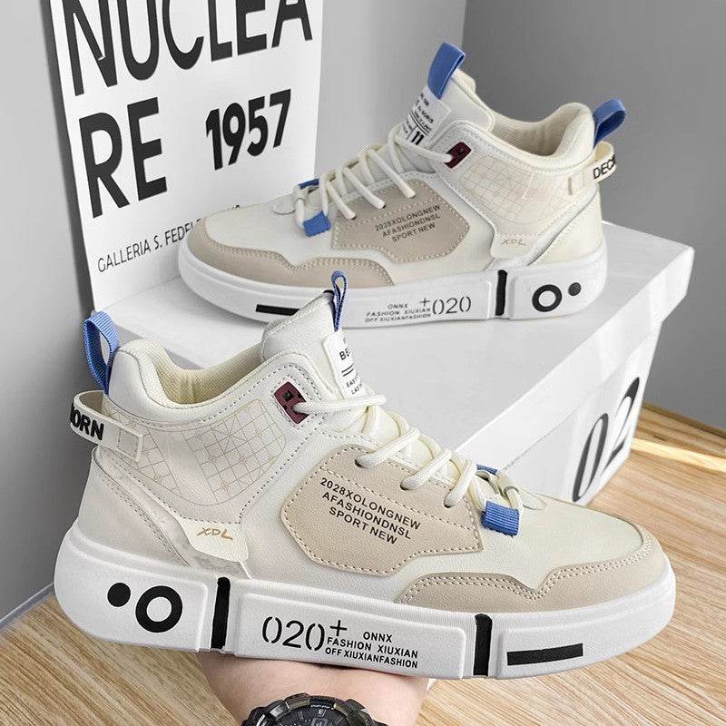 High-Top Summer Basketball Sneakers - Breathable, Stylish Flats for All - Buy Center