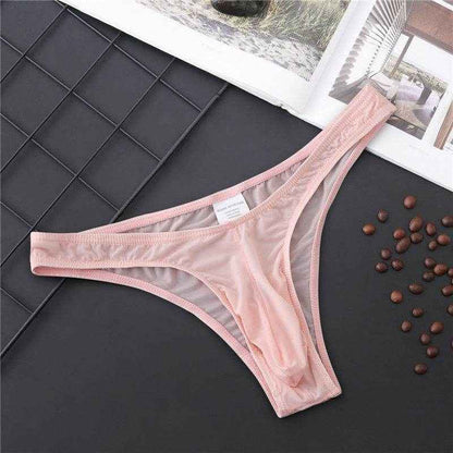 Men's Bullet Separation Briefs - Trendy T-back Design, Breathable Comfort