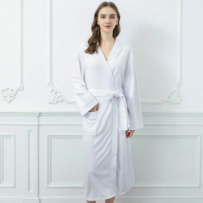 Japanese & Korean Men's Bathrobe - Stylish Towel Cloth for All Seasons - Buy Center