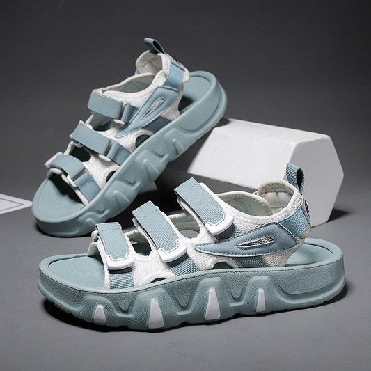Stylish Wear-Resistant Platform Beach Sandals for Men - Non-Slip & Breathable - Buy Center