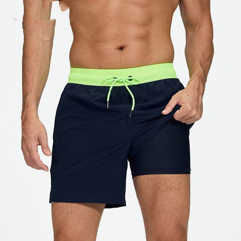 Men's Quick-Drying Beach Pants - Stylish Double-Layer Swim Trunks 2025 - Buy Center