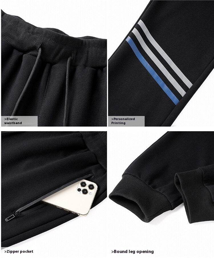 Men's Casual Sports Cotton Hoodie & Trousers Set - Comfortable & Stylish - Buy Center