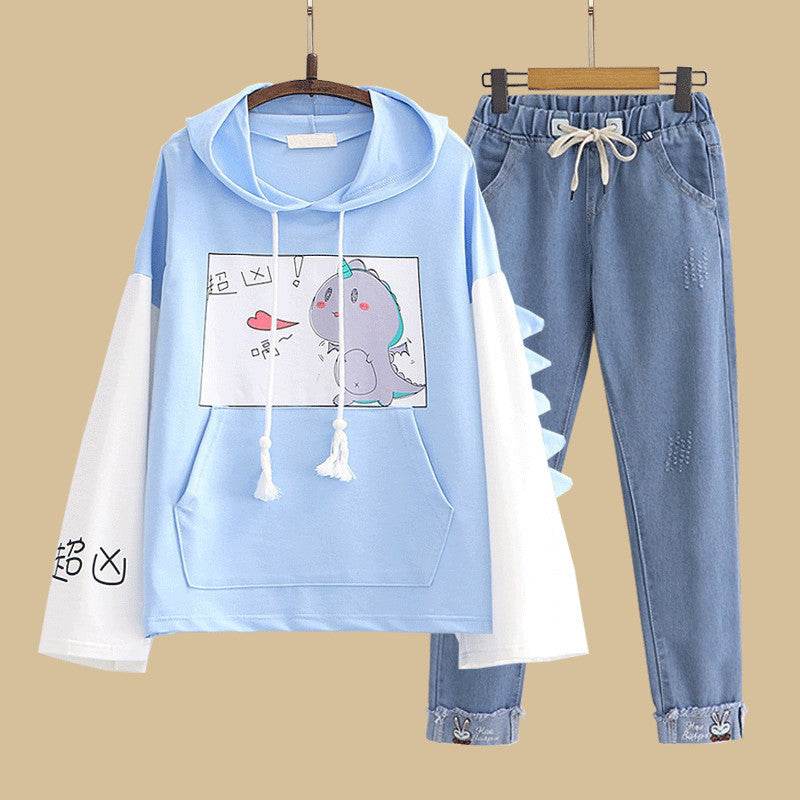 Stylish College Girls' Loose Suit - Trendy School Outfit for 2025 - Buy Center
