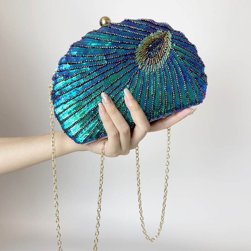 Women's Vintage Beaded One-Shoulder Handbag - Elegant Crossbody Style - Buy Center