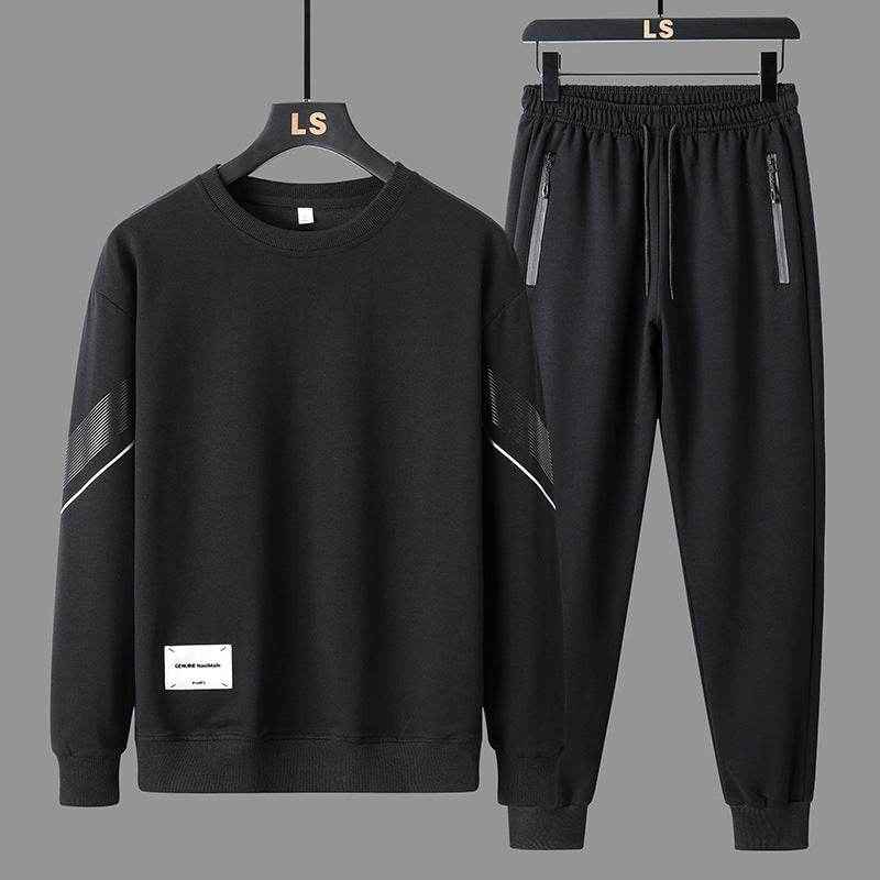 Men's Round Neck Sweater Pants Set - Casual Stylish Comfort Outfit