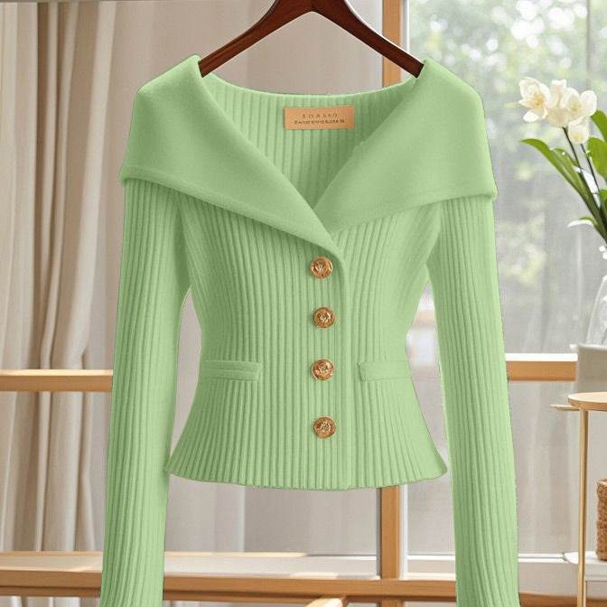 High-End Design Waist Sweater - Loose Fit, Trendy Style for All Sizes - Buy Center