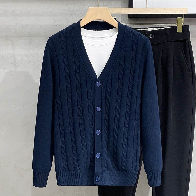 Buycenter Men's Knitted Cardigan - Stylish Autumn & Winter Casual Jacket - Buy Center