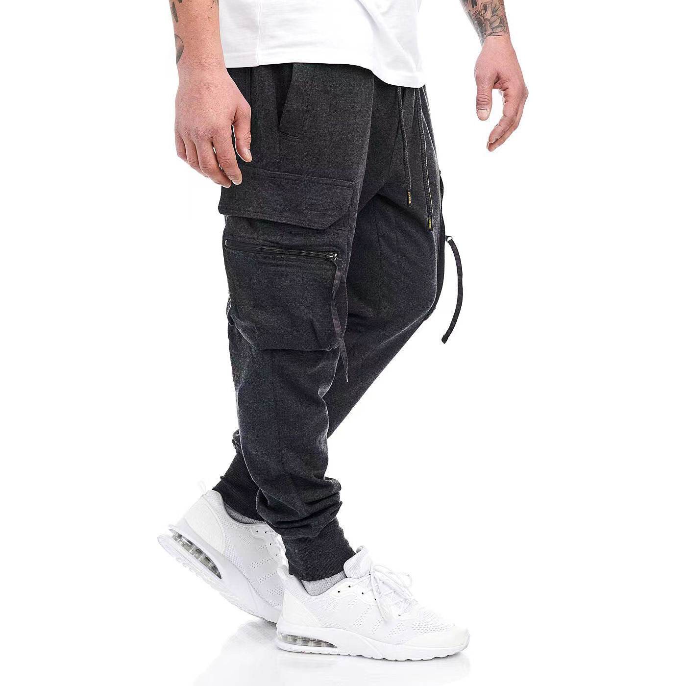 Trendy Men's Casual Hip-Hop Pants - Ankle Straps, Four Seasons Style - Buy Center