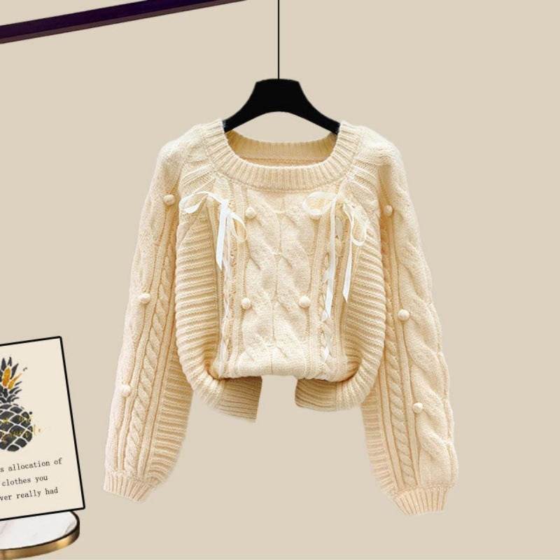 Women's Three-Piece Sweater Vest & Pants Suit - Cozy Urban Style 2025 - Buy Center