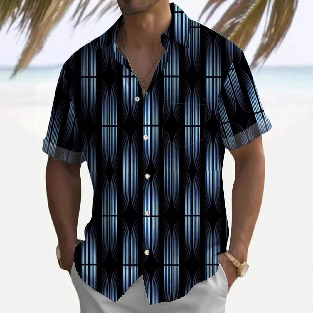 Men's Summer Cardigan - Loose Fit Short Sleeve Casual Style 2025 - Buy Center