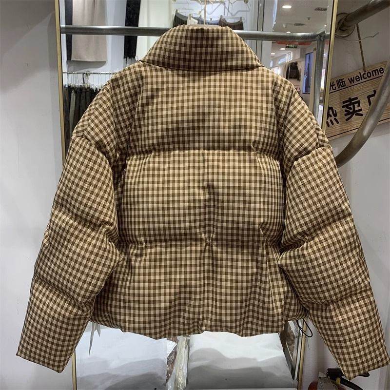 Stylish Thickened Puffer Jacket for Women - High Waist Cotton Winter Wear - Buy Center