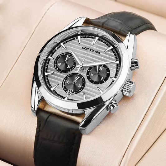 Buycenter Men's Waterproof Luminous Quartz Watch - Casual Alloy Design - Buy Center