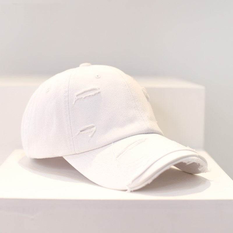 Buycenter Men's Ripped Baseball Cap - Vintage Hip Hop Style, Multiple Colors - Buy Center