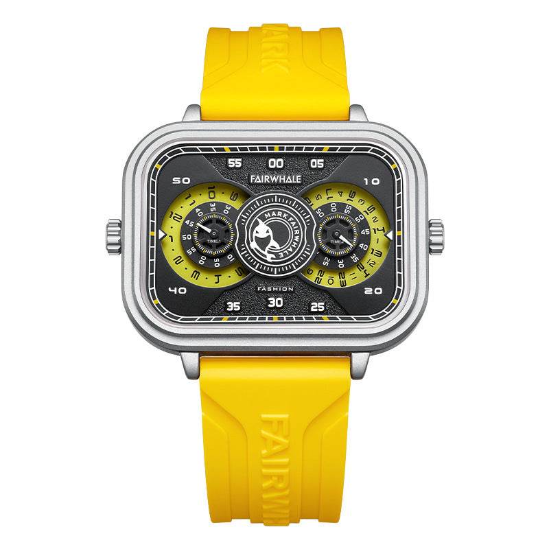 Buy Center Men's Waterproof Fashion Watch - Luminous Quartz with Double Inserts - Buy Center