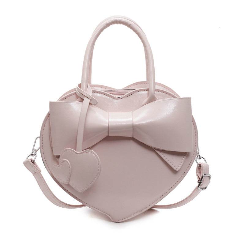 Buycenter Bow Heart Crossbody Bag - Fashionable Portable Messenger Bag - Buy Center