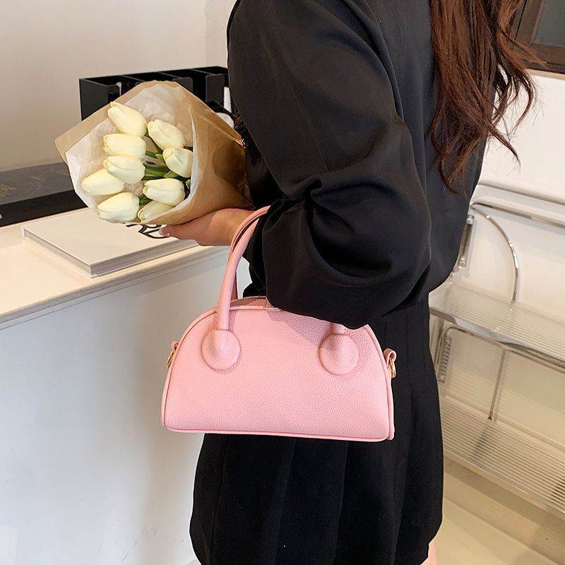 Buycenter Trendy Handheld Shoulder Bag - Versatile Evening Bag in Pink, Green, Black - Buy Center
