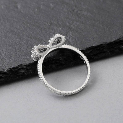 Versatile Bowknot Ring - Stylish European & American Design for Girls - Buy Center