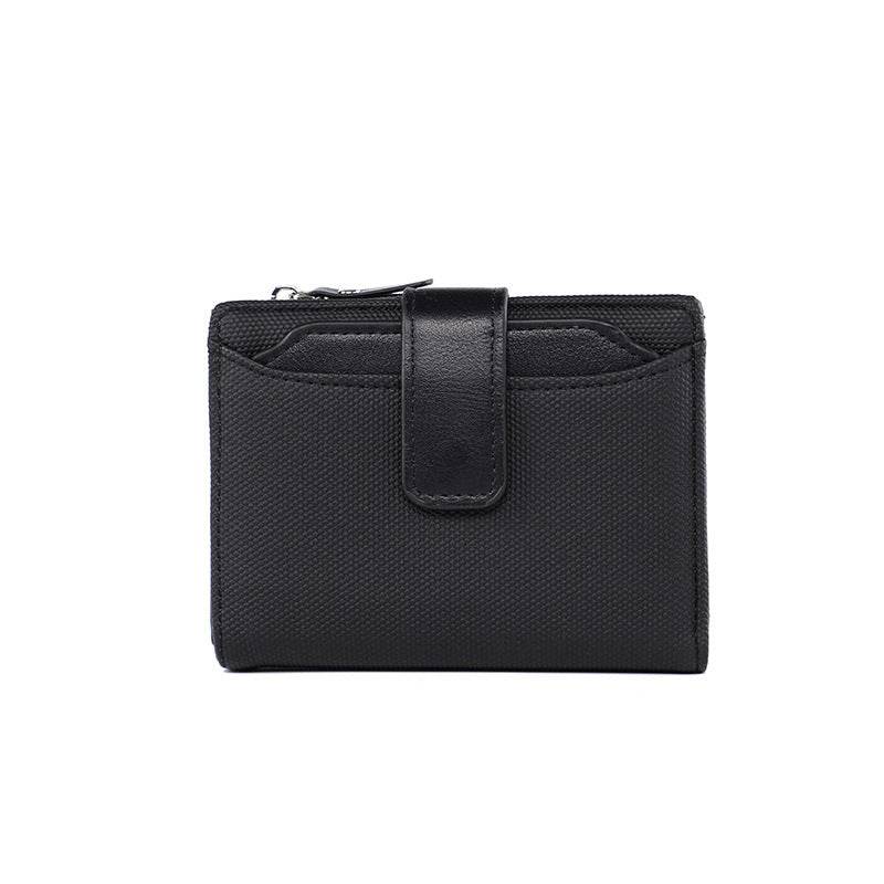 Women's Solid Color Leather Wallet - Stylish, Compact & Durable Accessory - Buy Center