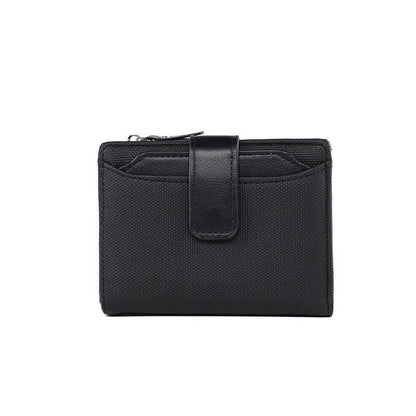 Women's Solid Color Leather Wallet - Stylish, Compact & Durable Accessory - Buy Center