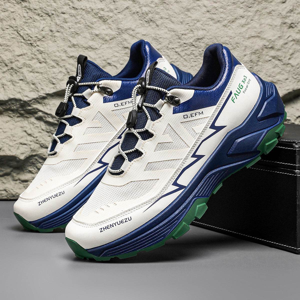 Buycenter Men’s Colorblock Sneakers - Casual Hiking & Running Shoes - Buy Center