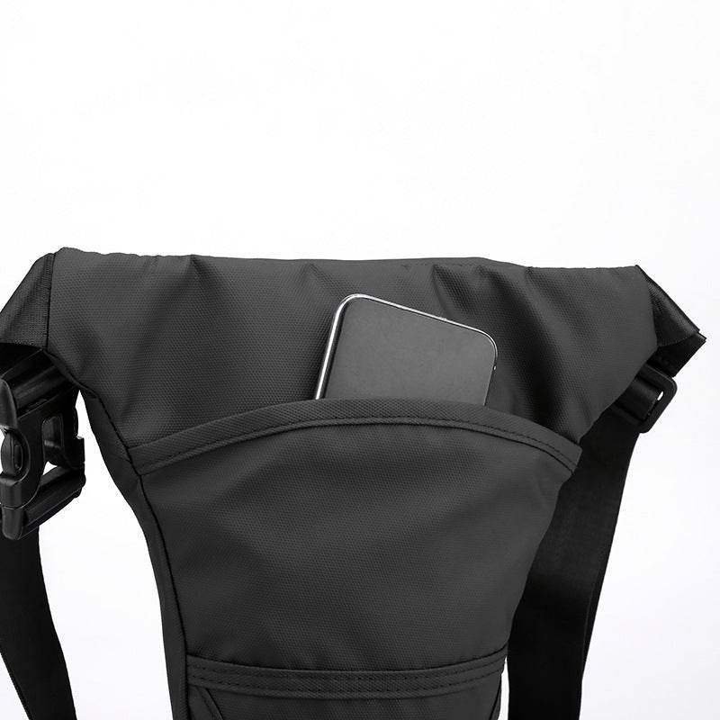 Men's Outdoor Riding Chest Bag - Stylish Nylon Waist Bag for Adventures - Buy Center