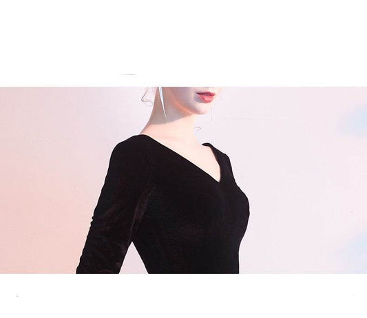 Buycenter Black Evening Dress for Women - Elegant, Slim Fit Style - Buy Center