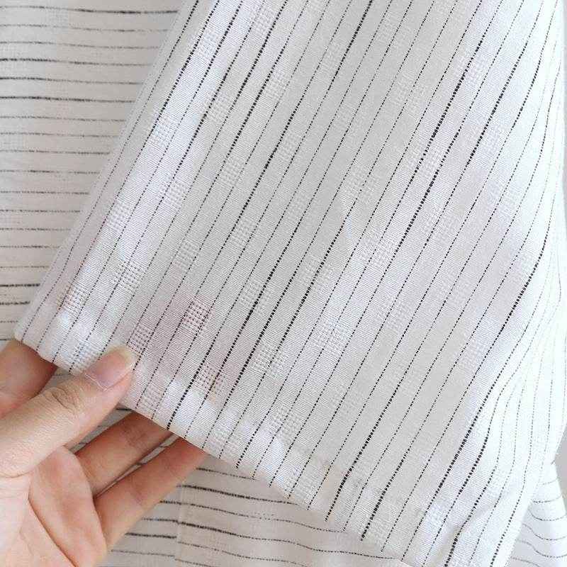 Summer Jacquard Gauze Cotton Kimono Bathrobe - Lightweight & Stylish Design