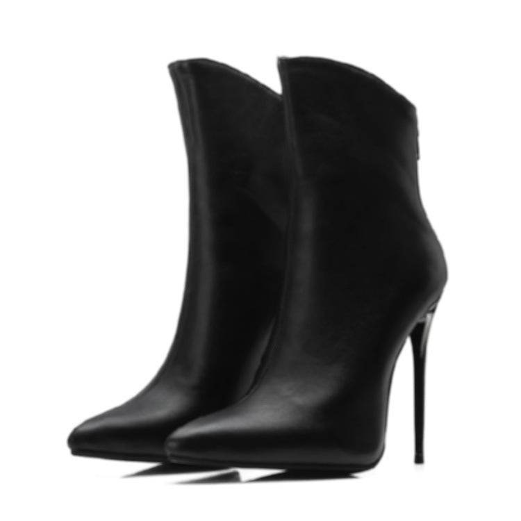 Buycenter Women's Stiletto Ankle Boots - Suede, Solid Color Styles - Buy Center