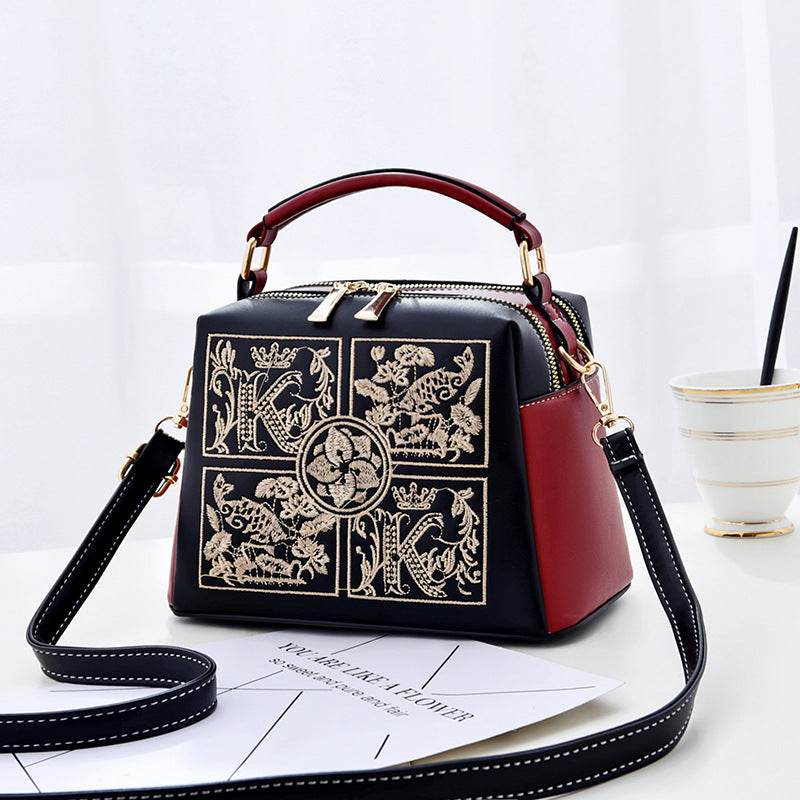 Buycenter Women's Embroidered Crossbody Shoulder Bag - Vintage Style - Buy Center