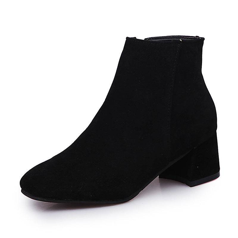 Women's Stylish Martin Boots - Durable Suede for Autumn/Winter 2025 - Buy Center